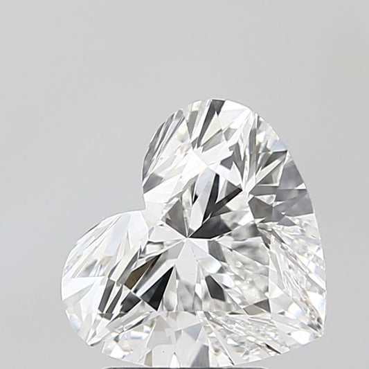 Lab-Grown Heart Diamond - 2.51 Carats, E Color, VS1 Clarity - Certified by IGI - Report Number: LG678564692