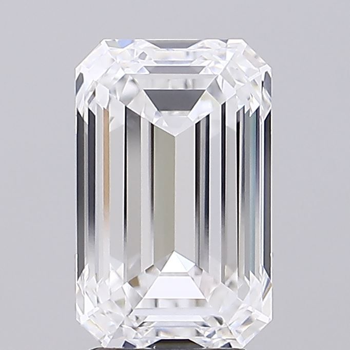 Lab-Grown Emerald Diamond - 3.52 Carats, D Color, VVS2 Clarity - Certified by IGI - Report Number: LG670423410