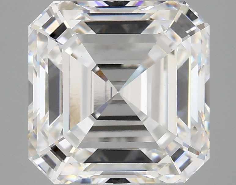 Lab-Grown Asscher Diamond - 4.08 Carats, F Color, VVS2 Clarity - Certified by IGI - Report Number: LG672401045