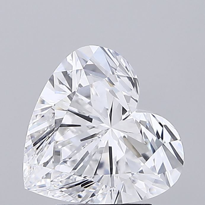 Lab-Grown Heart Diamond - 3.6 Carats, D Color, VS1 Clarity - Certified by IGI - Report Number: LG640418225