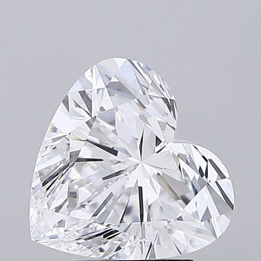 Lab-Grown Heart Diamond - 3.6 Carats, D Color, VS1 Clarity - Certified by IGI - Report Number: LG640418225