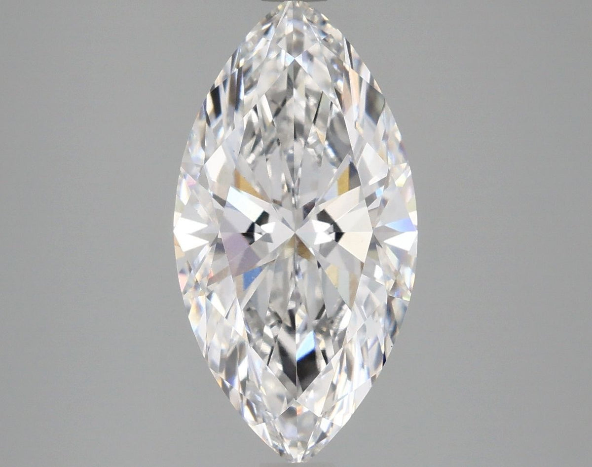 Lab-Grown Marquise Diamond - 2.96 Carats, E Color, VVS2 Clarity - Certified by IGI - Report Number: LG664408136