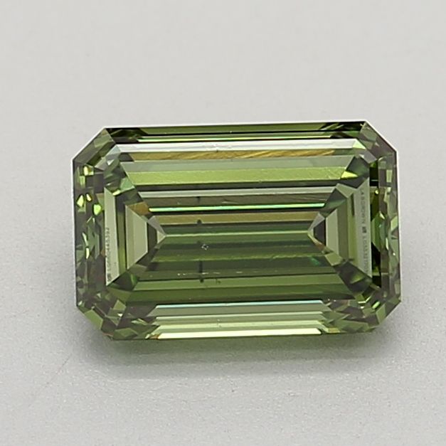 Lab-Grown Emerald Diamond - 1.5 Carats, Fancy Vivid Green Color, VS1 Clarity - Certified by IGI - Report Number: LG660445392