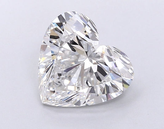 Lab-Grown Heart Diamond - 4.03 Carats, D Color, VVS2 Clarity - Certified by IGI - Report Number: LG696594467