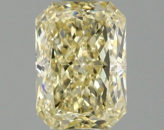 Lab-Grown Radiant Diamond - 1.55 Carats, Fancy Intense Yellow Color, VVS2 Clarity - Certified by IGI - Report Number: LG671489044