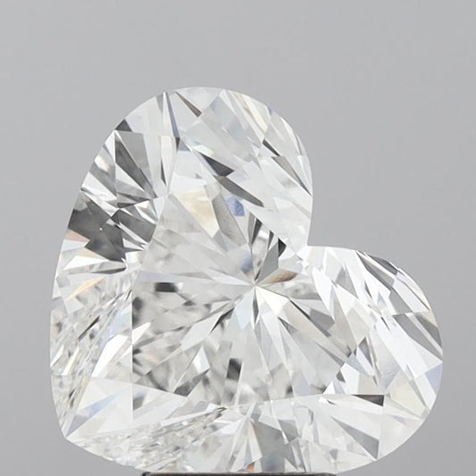 Lab-Grown Heart Diamond - 6.05 Carats, E Color, VVS2 Clarity - Certified by IGI - Report Number: LG691570815