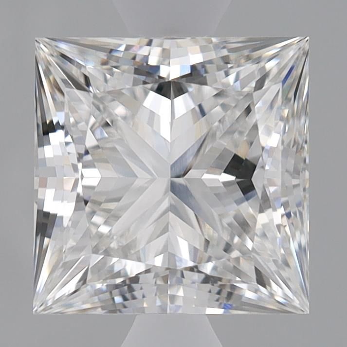 Lab-Grown Princess Diamond - 1.5 Carats, F Color, VVS2 Clarity - Certified by IGI - Report Number: LG632439171