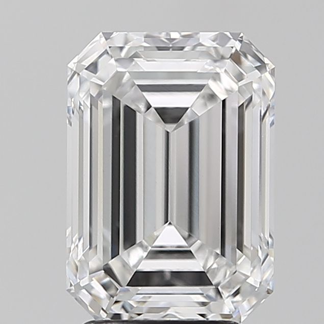 Lab-Grown Emerald Diamond - 3.54 Carats, E Color, VVS2 Clarity - Certified by IGI - Report Number: LG648463374