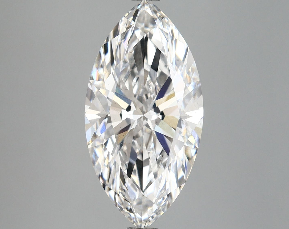 Lab-Grown Marquise Diamond - 3.55 Carats, E Color, VS2 Clarity - Certified by IGI - Report Number: LG694572884
