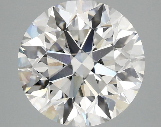 Lab-Grown Round Diamond - 4.58 Carats, F Color, VS1 Clarity - Certified by IGI - Report Number: LG702547792