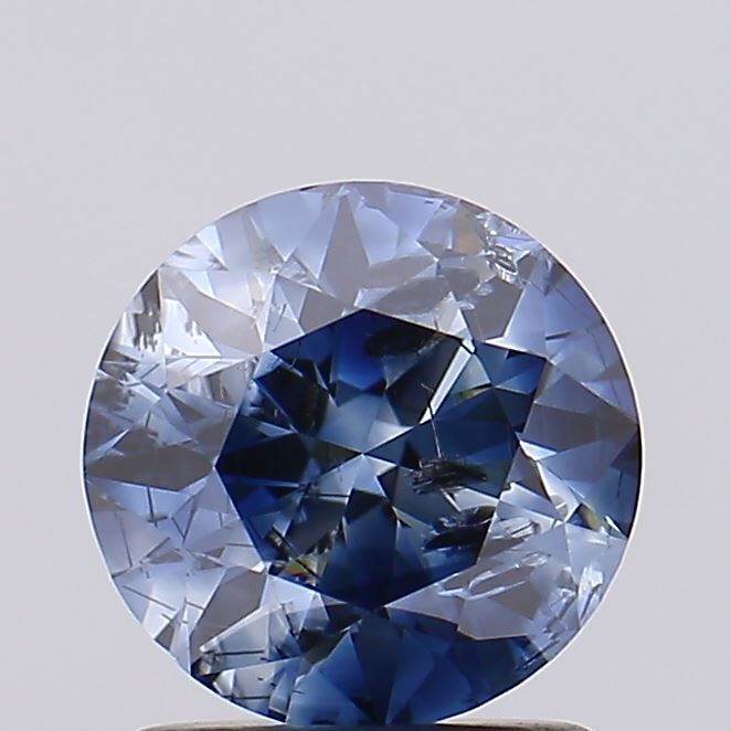 Round 1.31ct Fancy Deep Blue I3 EX Cut • NONE • D707AC4987