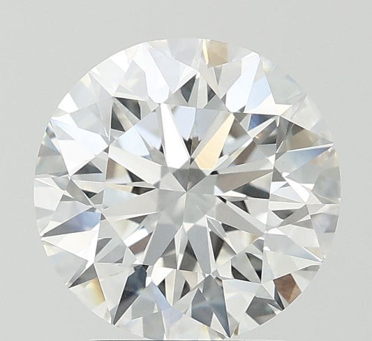 Lab-Grown Round Diamond - 3.0 Carats, F Color, VVS2 Clarity - Certified by IGI - Report Number: LG659424646