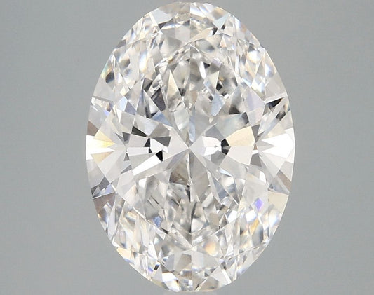 Lab-Grown Oval Diamond - 3.07 Carats, F Color, VVS2 Clarity - Certified by IGI - Report Number: LG682507175