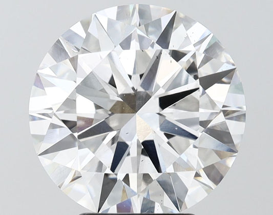 Lab-Grown Round Diamond - 4.55 Carats, F Color, VS2 Clarity - Certified by IGI - Report Number: LG689555932