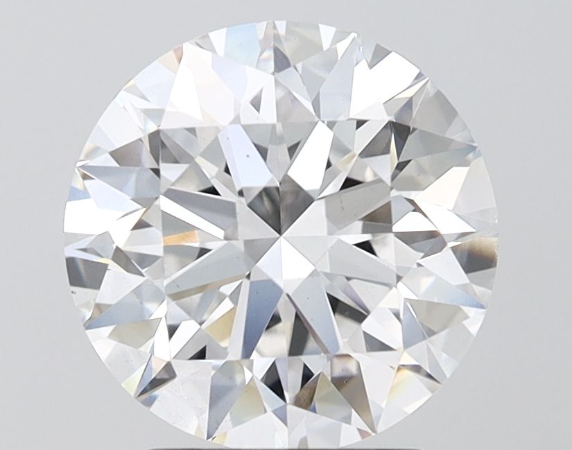 Lab-Grown Round Diamond - 3.01 Carats, E Color, VS2 Clarity - Certified by IGI - Report Number: LG680590227
