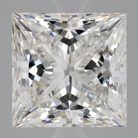Lab-Grown Princess Diamond - 5.09 Carats, F Color, VS1 Clarity - Certified by IGI - Report Number: LG642465946