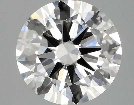 Lab-Grown Round Diamond - 2.51 Carats, F Color, VVS2 Clarity - Certified by IGI - Report Number: LG698529749