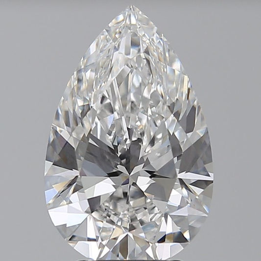 Lab-Grown Pear Diamond - 3.52 Carats, D Color, VVS2 Clarity - Certified by IGI - Report Number: LG668469408