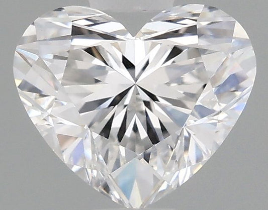 Lab-Grown Heart Diamond - 0.97 Carats, E Color, VVS2 Clarity - Certified by IGI - Report Number: LG680580939