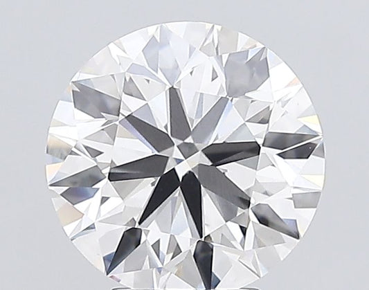 Lab-Grown Round Diamond - 5.01 Carats, F Color, VS1 Clarity - Certified by IGI - Report Number: LG696538584