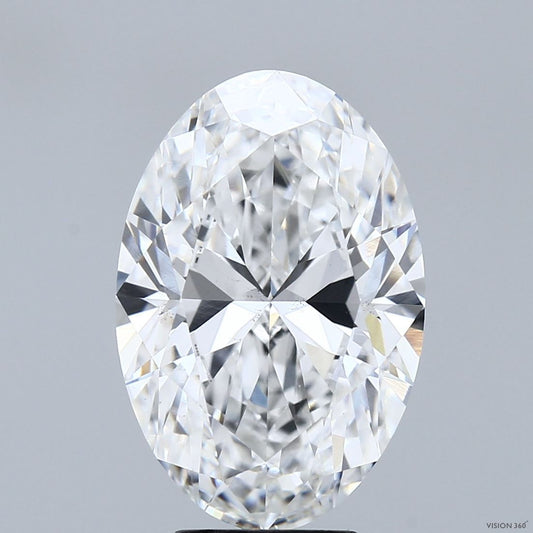 Lab-Grown Oval Diamond - 6.02 Carats, E Color, VS2 Clarity - Certified by IGI - Report Number: LG680505668