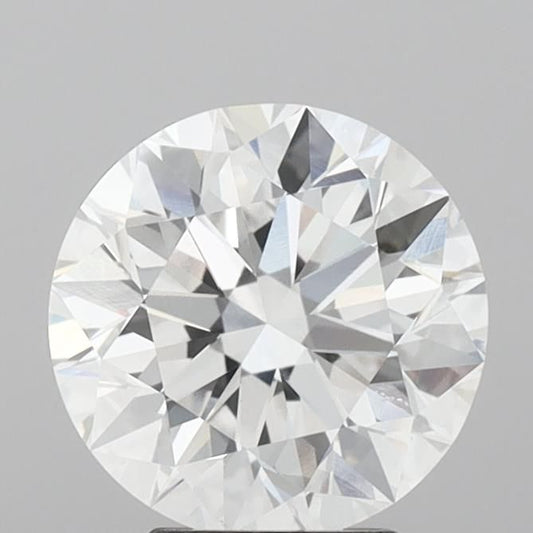 Lab-Grown Round Diamond - 3.5 Carats, E Color, VVS2 Clarity - Certified by IGI - Report Number: LG685540964