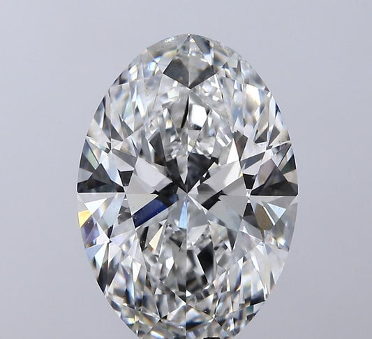Lab-Grown Oval Diamond - 4.5 Carats, E Color, VS2 Clarity - Certified by IGI - Report Number: LG715534485
