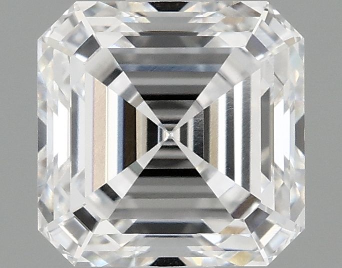 Lab-Grown Asscher Diamond - 1.1 Carats, D Color, VVS2 Clarity - Certified by IGI - Report Number: LG694597910
