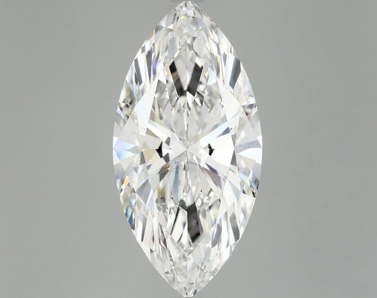 Lab-Grown Marquise Diamond - 6.16 Carats, F Color, VVS2 Clarity - Certified by IGI - Report Number: LG690526915