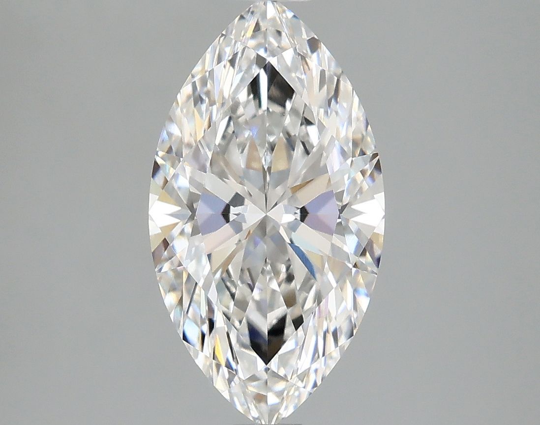 Lab-Grown Marquise Diamond - 2.45 Carats, E Color, VVS2 Clarity - Certified by IGI - Report Number: LG666442444