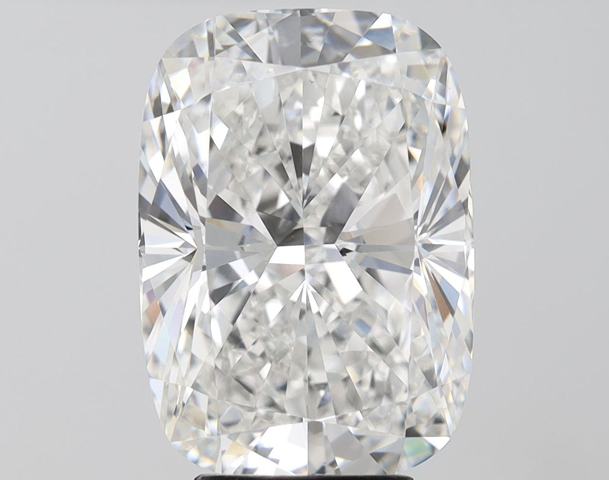 Lab-Grown Cushion Diamond - 7.73 Carats, F Color, VS1 Clarity - Certified by IGI - Report Number: LG637457512