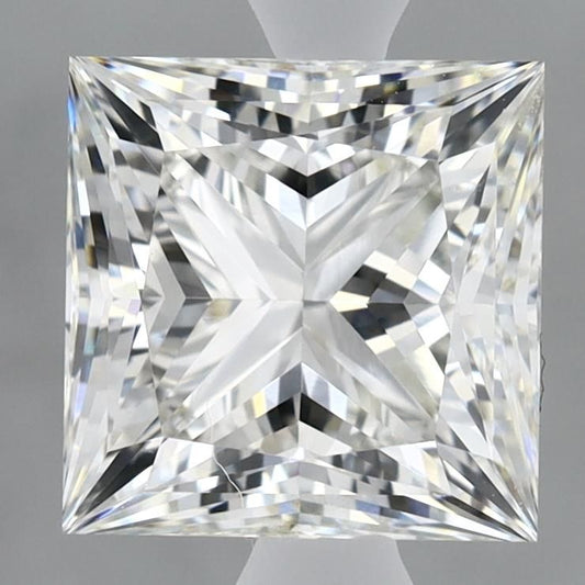 Lab-Grown Princess Diamond - 2.98 Carats, F Color, VVS2 Clarity - Certified by IGI - Report Number: LG625428399
