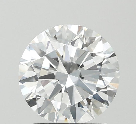 Lab-Grown Round Diamond - 2.0 Carats, E Color, VVS2 Clarity - Certified by IGI - Report Number: LG670467892