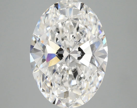 Lab-Grown Oval Diamond - 4.1 Carats, E Color, VVS2 Clarity - Certified by IGI - Report Number: LG696535911