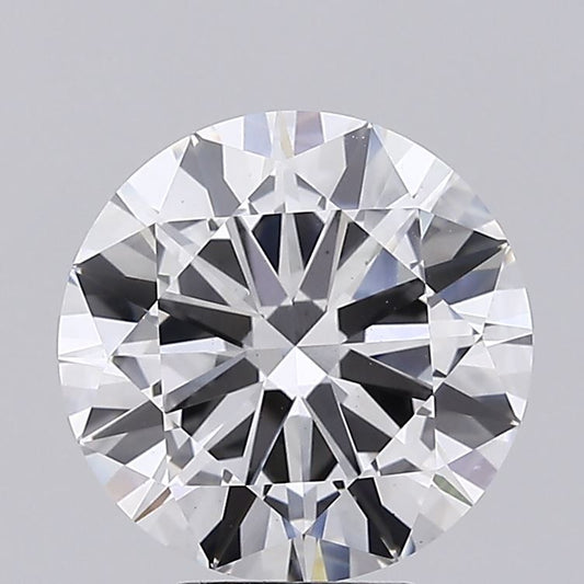 Lab-Grown Round Diamond - 6.03 Carats, E Color, VS1 Clarity - Certified by IGI - Report Number: LG689507714