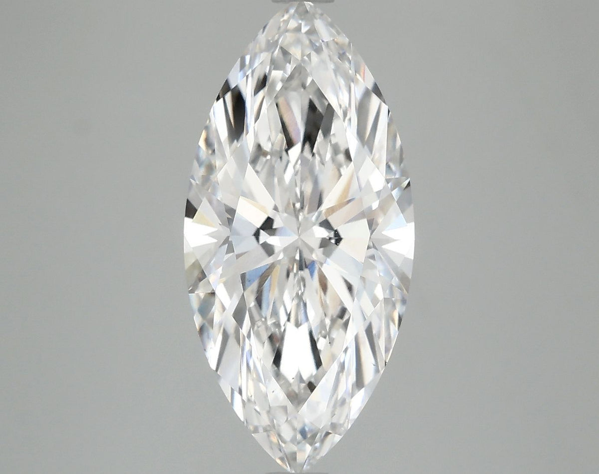 Lab-Grown Marquise Diamond - 3.55 Carats, E Color, VS2 Clarity - Certified by IGI - Report Number: LG696592088