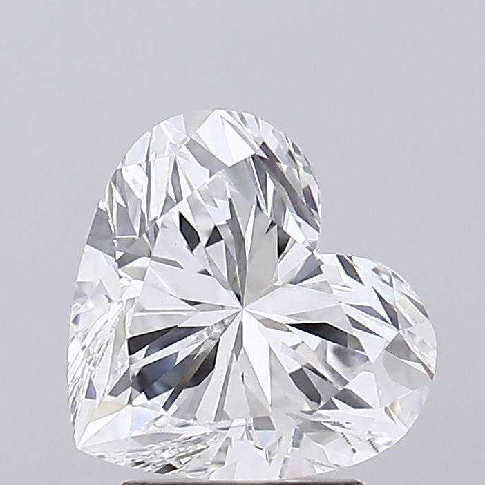 Lab-Grown Heart Diamond - 3.02 Carats, E Color, VVS2 Clarity - Certified by IGI - Report Number: LG698507095