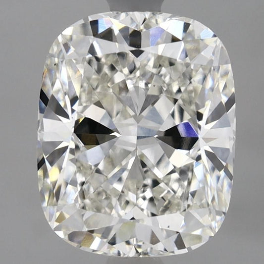 Lab-Grown Cushion Diamond - 3.02 Carats, F Color, VS1 Clarity - Certified by IGI - Report Number: LG632438311