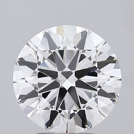 Lab-Grown Round Diamond - 4.03 Carats, E Color, VVS2 Clarity - Certified by IGI - Report Number: LG708581574