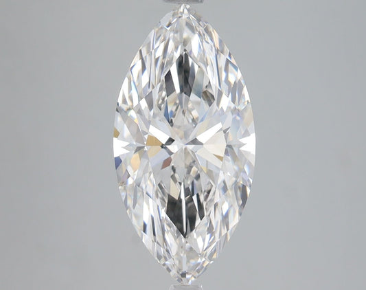 Lab-Grown Marquise Diamond - 3.5 Carats, F Color, VS1 Clarity - Certified by IGI - Report Number: LG685582275