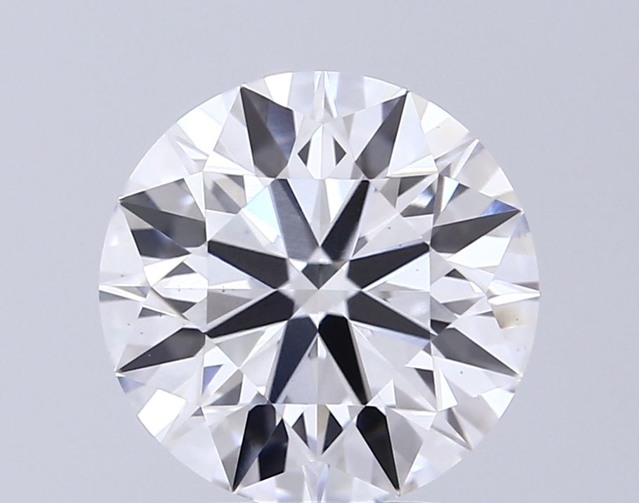 Lab-Grown Round Diamond - 7.04 Carats, F Color, VS1 Clarity - Certified by IGI - Report Number: LG689509827