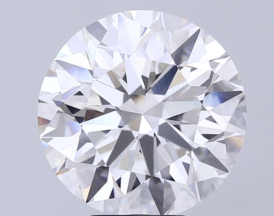 Lab-Grown Round Diamond - 8.01 Carats, F Color, VS1 Clarity - Certified by IGI - Report Number: LG712576565