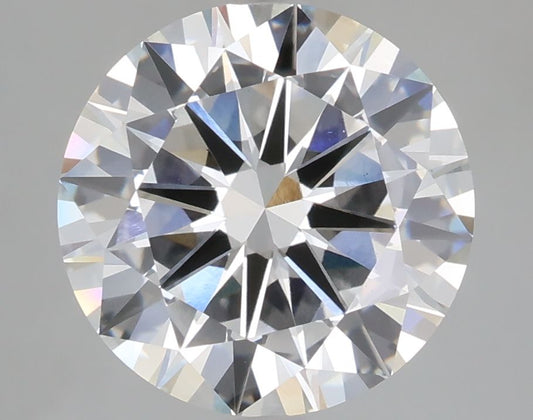 Lab-Grown Round Diamond - 2.99 Carats, F Color, VS1 Clarity - Certified by IGI - Report Number: LG677515890