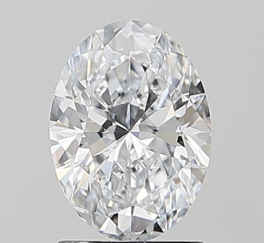 Lab-Grown Oval Diamond - 1.51 Carats, F Color, VVS2 Clarity - Certified by IGI - Report Number: LG694562904