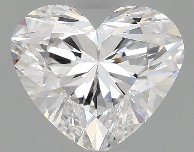 Lab-Grown Heart Diamond - 0.97 Carats, E Color, VVS2 Clarity - Certified by IGI - Report Number: LG671438233