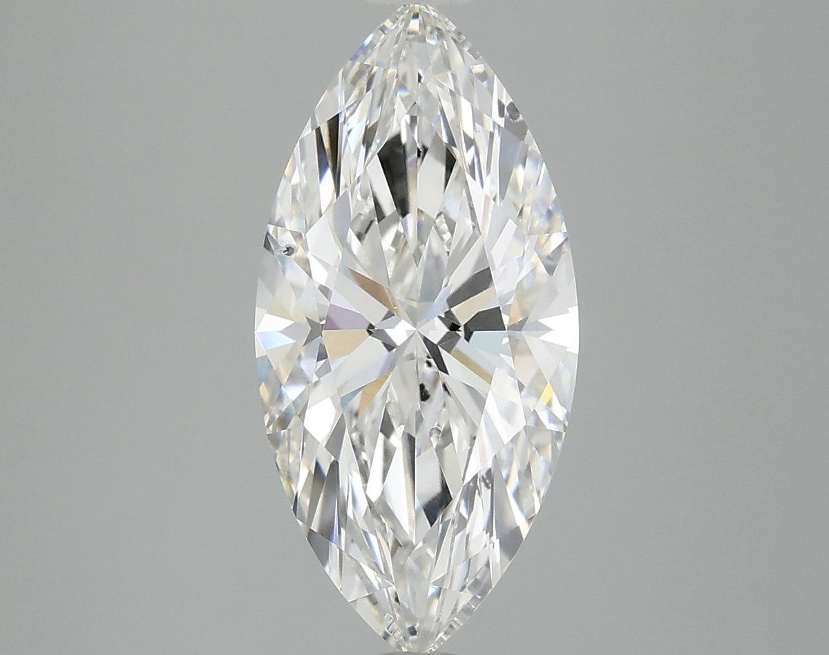 Lab-Grown Marquise Diamond - 3.01 Carats, E Color, VS2 Clarity - Certified by IGI - Report Number: LG695524109
