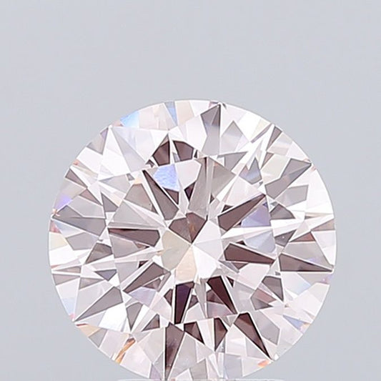 Lab-Grown Round Diamond - 4.0 Carats, Fancy Pink Pink Color, VS1 Clarity - Certified by IGI - Report Number: LG629483852