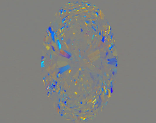 Lab-Grown Oval Diamond - 4.76 Carats, F Color, VS1 Clarity - Certified by IGI - Report Number: LG605379639
