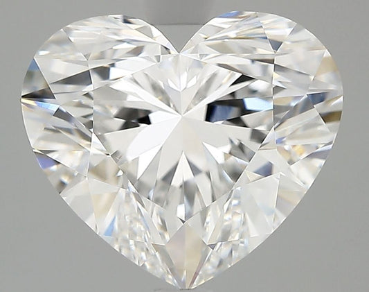 Lab-Grown Heart Diamond - 3.51 Carats, E Color, VVS2 Clarity - Certified by IGI - Report Number: LG711526509