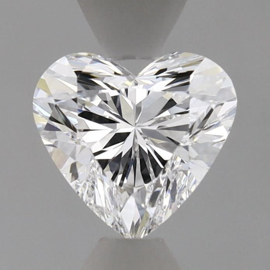 Lab-Grown Heart Diamond - 0.99 Carats, D Color, VVS2 Clarity - Certified by IGI - Report Number: LG638415522